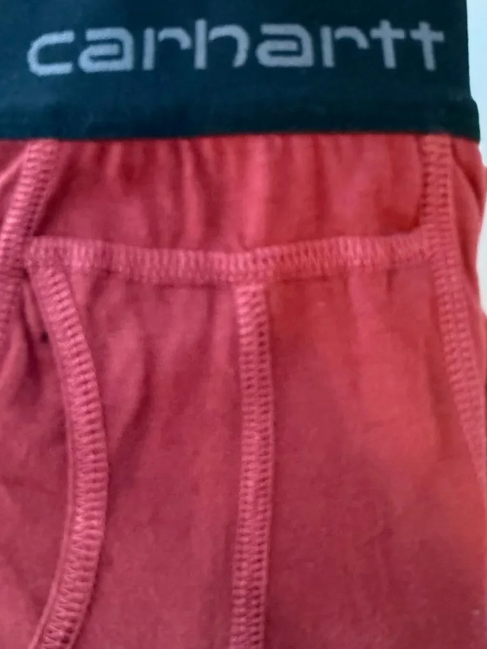 Carhartt  Cotton Polyester 2 Pack Boxer Brief  Men's Size S, Fired Brick   New